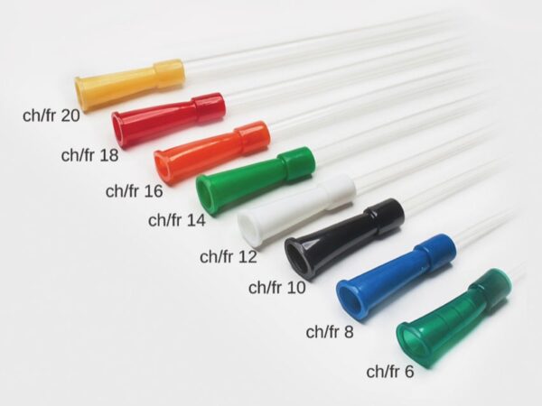 Catetere per Aspirazione 50 cm Sterile, Adattatore Conico - CH/FR 6-20 - 800 pz