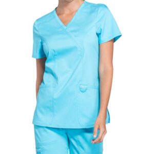 Cherokee Revolution Casacca Donna Finto Incrocio Turchese - Taglie XXS-XL - 6 pz - 5