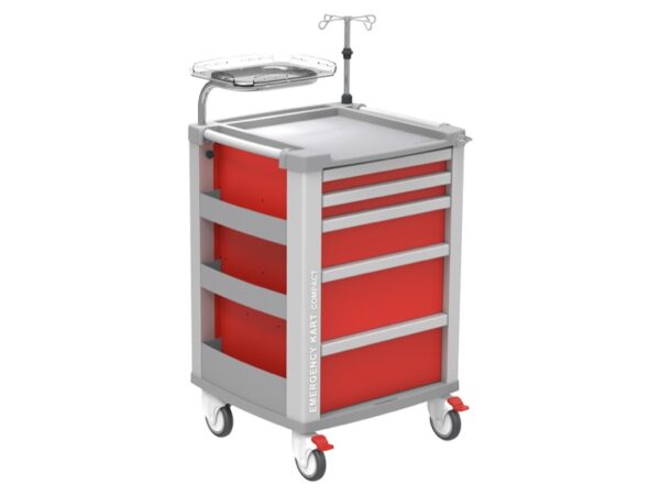 Compact Kart Carrello di Emergenza 654x605x975 mm - 2 Colori