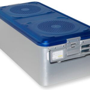 Container Sterilizzazione 4 Filtri 580x280 mm Blu Forato - H 100-200 mm - 5