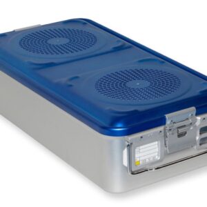 Container Sterilizzazione 4 Filtri 580x280 mm Blu Forato - H 100-200 mm - 3