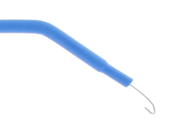 Elettrodo ad Uncino Angolato 45° Autoclavabile - Lunghezze 5-10 cm - 18 pezzi