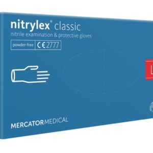 Nitrylex Classic Guanti Nitrile senza Polvere - Taglie S-XL - 2500 pezzi - 2