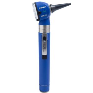 Otoscopio Sigma C LED con Finiture Inox in Borsetta Morbida - 3 Colori - 4 pz - 2