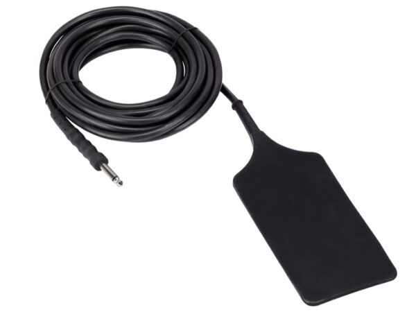 Placca Neutra Gomma Autoclavabile per Elettrobisturi, Cavo 4,5 m - 15x8-25x15 cm