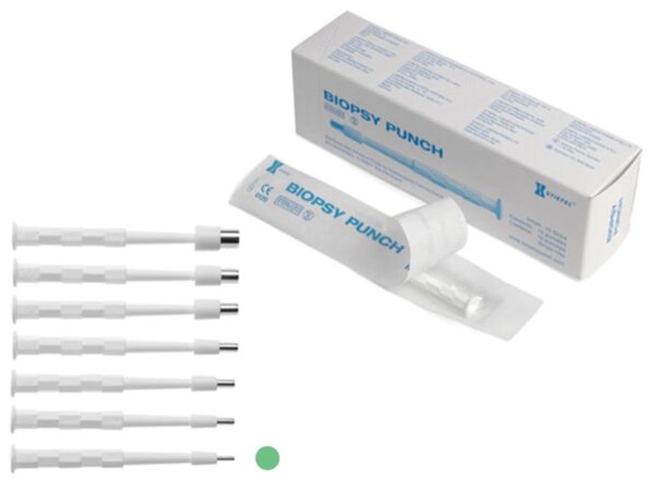 Punch per Biopsia Cutanea Stiefel Monouso Sterile - Diametri 2-8 mm - 30 Pezzi