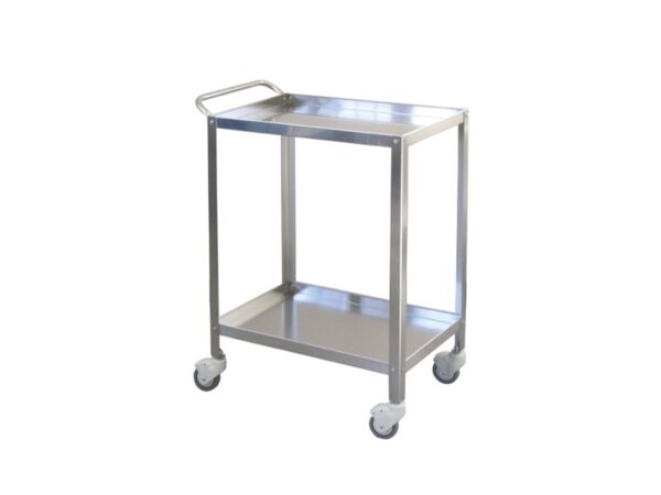 Carrello per Medicazione in Acciaio Inox 2 Ripiani - 3 Misure