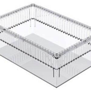 Cassetto ISO Modulare in Plastica Trasparente Aperto 600x400 mm - 3 pezzi - 3