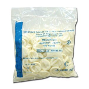 Ditali in Lattice Monouso con Talco - Misure M-L - 6000 pezzi - 1