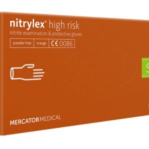 Guanti in Nitrile Nitrylex Orange High Risk senza Polvere - Taglie S-XL - 800 pz - 4