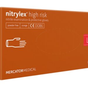 Guanti in Nitrile Nitrylex Orange High Risk senza Polvere - Taglie S-XL - 800 pz - 2