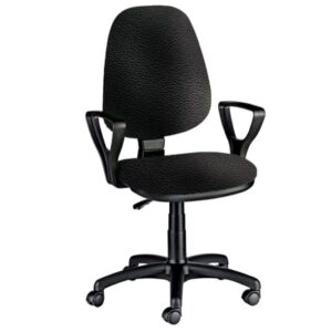 Sedia Cuneo con Braccioli e Ruote in Similpelle Made in Italy - 2 Colori - 1