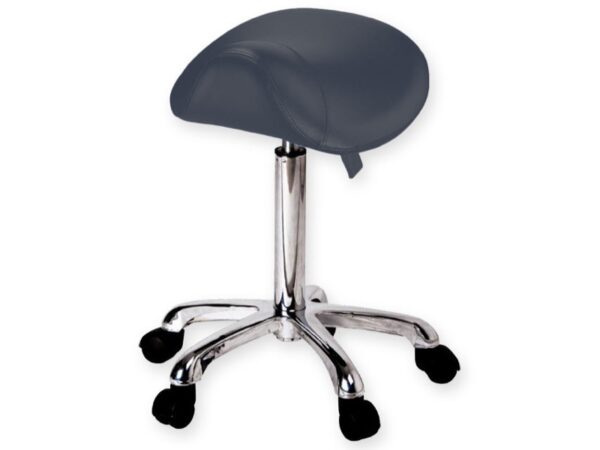Sgabello Ergo con Seduta a Sella Regolabile 52-67 cm in 3 Colori - 2 pezzi