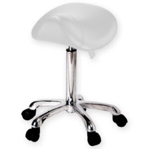 Sgabello Ergo con Seduta a Sella Regolabile 52-67 cm in 3 Colori - 2 pezzi - 2
