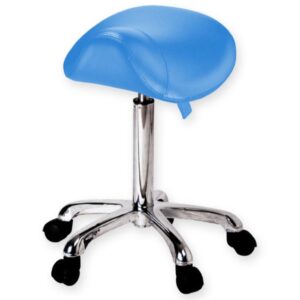Sgabello Ergo con Seduta a Sella Regolabile 52-67 cm in 3 Colori - 2 pezzi - 3