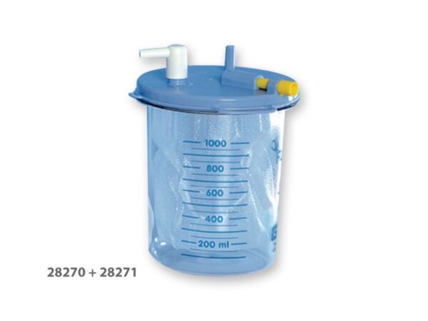 Vaso Flovac per Sacche Monouso senza Coperchio - Capacità 1-2 Litri - 20 pezzi