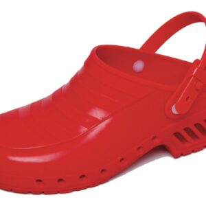 Zoccoli Sanitari Rossi con Cinturino senza Fori - Taglie 35-46 - 6 paia - 4