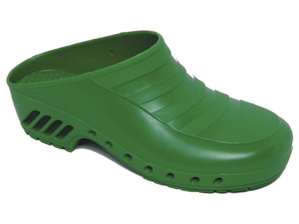 Zoccoli Sanitari Verdi senza Fori, Made in Italy - Taglie 34-48 - 8 paia