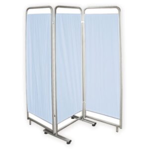 Paravento Ospedaliero 3 Ante 60+60+60 cm, Tubo Ovale 30x15 mm - 2 Colori - 2