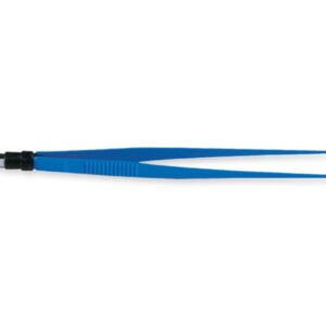Pinza Bipolare Retta Isolata - Punte 1 mm - Lungh. 18-20 cm - 2 pz - 1