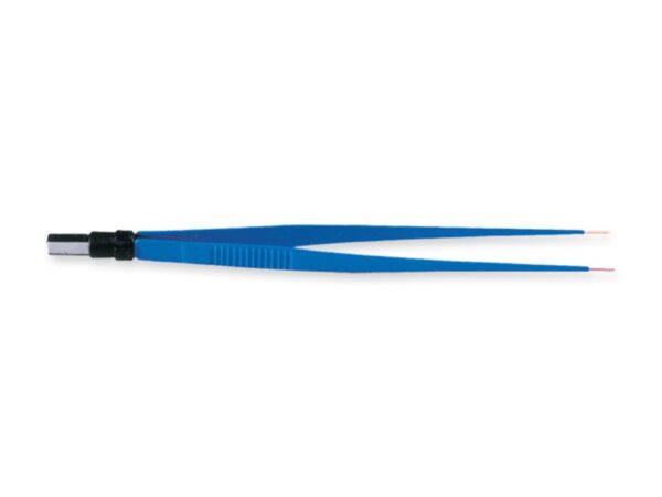 Pinza Bipolare Retta Isolata - Punte 1 mm - Lungh. 18-20 cm - 2 pz